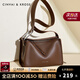 CinvaiKrose包包女包輕奢侈斜挎包2025新款女士單肩包時(shí)尚高級(jí)感枕頭女包 咖啡色