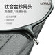 粼湖抄網(wǎng)頭抄網(wǎng)兜不掛鉤大物抄網(wǎng)圈涂膠防掛鉤鈦合金圈硬撈魚(yú)網(wǎng) 鈦合金競技抄網(wǎng)頭40cm 粗網(wǎng)