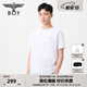 BOY LONDON【簡(jiǎn)約印象】25新款春夏男女同款針織短袖潮流T恤N01254 白色 M