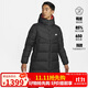 耐克NIKE羽絨服男中長(cháng)款連帽 通勤 FLD PARKA外套 DV1134-010黑XL