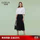 歌莉婭職場(chǎng)一整套ootd穿搭女夏2025超火裙子套裝兩件套1E2LAB910 03W本白 XS