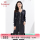 喬萬(wàn)尼商場(chǎng)同款針織衫軟糯彈力休閑居家秋裝新品EI3M273601 雅藍(lán)色 L