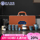 蘇氏陶瓷（SUSHI CERAMICS）國(guó)禮藍(lán)黛鎏銀三才蓋碗大套組功夫茶具非遺大師鄭文強(qiáng)作品國(guó)家補(bǔ)貼