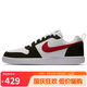 耐克NIKE男休閑鞋COURT BOROUGH新年紅運動鞋838937-102黑白/紅41
