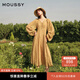 moussy 【劉亦菲同款】南法度假風(fēng)碎花浪漫優(yōu)雅連衣裙028ISX33-3711 070米色 M