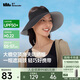 蕉下（beneunder）女士便攜空頂帽漁夫帽防曬帽沙灘帽防紫外線GP741黑