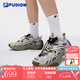 FILA FUSION斐樂(lè )潮牌【章昊同款】男鞋BONE II機能潮鞋2025新款脊骨鞋2代 燕麥棕/白令海藍-OB 章昊同款 42