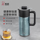 希諾（HEENOOR）純鈦保溫壺家用大容量水壺高顏值茶水分離燜茶壺辦公保溫泡茶水壺 純凈冰川-1.1L