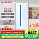 博世（BOSCH）冰箱637升超大容量對開門雙開門變頻家用電冰箱 制冷雙循環(huán) 鉑金抗菌 專屬鮮潤空間 支持國家補(bǔ)貼 希臘白（K2A99E120C）