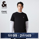 杰克·瓊斯（JACK&JONES） 春季新款日常簡(jiǎn)約百搭多色LOGO刺繡圓領(lǐng)短袖T恤男款225101031