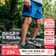 moodytiger男童短褲拒水涼感夏季兒童褲子童裝舒適彈力寬松戶外休閑運(yùn)動(dòng)褲 大西洋藍(lán) 130
