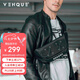 VENQUE范克斜挎包單肩包潮牌胸包男女運(yùn)動(dòng)包手機(jī)包小巧學(xué)生挎包七夕禮物