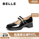 百麗扣帶時裝瑪麗珍鞋女2025新款春時尚優(yōu)雅鞋3OK01AQ5 黑色 35