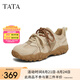 他她（TATA）可可豆復(fù)古運(yùn)動(dòng)鞋女透氣休閑鞋德訓(xùn)鞋2025阿甘鞋GPD01AM5 米/杏 36