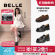 百麗（Belle）張凌赫推薦海鷗樂(lè )福2.0版2025秋新款女商場(chǎng)英倫皮鞋B5J1DCA5預售 【劉雯同款】黑色（4CM） 2.0 37