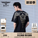 BOY LONDON【暗黑羅盤(pán)】夏情侶款短袖權杖印花炸街潮牌T恤N01906 N0103902 L