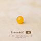 晶湖天然蜜蠟單珠散珠手工diy串珠配件雞油黃琥珀配珠手串文玩配飾珠 【7-8mm單顆】天然蜜蠟