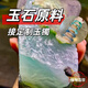 翡翠原石毛料玉石手鐲料飄花陽(yáng)綠玉鐲子料帝王綠紫羅蘭糯冰種a貨 翡翠原石手鐲料 無(wú)玉包賠