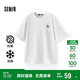 森馬（Semir）【多彩涼感T】短袖t恤女夏中長(zhǎng)款寬松舒適刺繡上衣109324100007