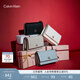 Calvin Klein小眾單肩包禮物荔枝紋包包金屬搭扣鏈條翻蓋CK女包斜挎包DH2806 UB1-太空黑 OS