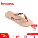 havaianas哈唯納Top炫彩夾腳人字拖女夏海邊平底拖鞋親子款 0076-芭蕾玫瑰 37-38 巴西碼