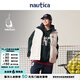 nautica white sail白帆×Reebok聯(lián)名 男女同款校園風(fēng)雙面穿羽絨馬甲R(shí)BJW4403 白色1BW S