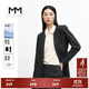麥檬MM麥檬秋冬百搭通勤職業(yè)西服小個(gè)子休閑條紋西裝外套女599C210141 深藏青西裝599C210141-1 M  （110-125斤）