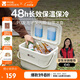 牧高笛（MOBIGARDEN）寒霜22L保溫箱 戶外露營大容量儲物收納保鮮箱 NX23684002 月影白