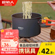 原始人 露營(yíng)炊具戶(hù)外鍋具裝備便攜野外野營(yíng)套鍋用品 大號煮鍋（配收納袋）