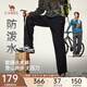駱駝（CAMEL）男裝休閑褲男夏季2025新款工裝戰術(shù)褲戶(hù)外徒步軟殼登山長(cháng)褲子 幻影黑 XL