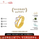 BEAUFINA珠寶 不限指圍18k金Akoya海水珍珠彈簧戒指小眾設(shè)計(jì)手飾簡(jiǎn)約時(shí)尚 海水5-5.5mm/珍珠戒指（3顆）