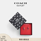 蔻馳（COACH）奧萊女士組合夾圈耳環(huán)耳飾高級(jí) 密鑲鑰匙組合夾圈耳環(huán)
