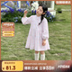LUSON陳大豬女童長袖連衣裙2025春秋新款洋氣兒童a字公主裙