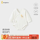 童泰（TONGTAI）嬰兒包屁衣春秋季純棉寶寶連體衣新生兒衣服哈衣爬服白色66cm