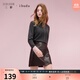 三彩2025冬季新款皮質(zhì)半身裙PU短裙A字裙摩登女 紅棕色預(yù)售[付款7天內(nèi)]發(fā) L