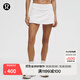 lululemon丨Pace Rival 女士運動(dòng)中腰短裙 速干芯吸 白色(LW8A84R) S /6