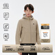 KOLON SPORT/可隆軟殼夾克 男子戶外連帽拉絨防風(fēng)防潑水保暖外套- LHJK4WN163-DE 深米色 XL 180/100A