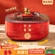 彩致（CAIZHI）干果盤新年果盤水果盤零食盤糖果盒客廳堅(jiān)果收納盒雙層 CZ6641