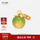周大生腕美黃金蘋果轉(zhuǎn)運珠硬金平安果溫感琺瑯掛墜生日禮物送女友 【平安果黃金轉(zhuǎn)運珠】贈桃花朵朵手繩&銀鏈 1.35g