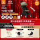 StokkeYOYO3 6+ 全能型嬰兒推車(chē)可折疊遛娃神器輕便嬰兒車(chē)可坐可躺 【YOYO3 6+】+橄欖綠坐墊 黑色車(chē)架