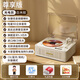 LUAMAR德國品質(zhì)復古cd機音響專輯藍牙音箱音樂光盤光碟便攜式播放器收音一體機生日禮物 尊享版【白木紋】哈曼9D立體音