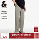 杰克·瓊斯（JACK&JONES）男裝秋季時(shí)尚日常通勤純色長(zhǎng)褲子舒適百搭商務(wù)休閑褲男224314064 E62 灰綠色 E62 灰綠色 M 175