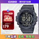 卡西歐（CASIO）復(fù)古小方塊多功能戶外防水男士手表AE-1500WH-8BVDF 藏藍(lán)色