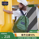 JANSPORT杰斯伯雙肩包新款女包男背包學(xué)生書(shū)包 4QUTKM1軍綠色-側(cè)袋