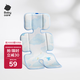 babycare天絲苧麻車(chē)席透氣寶寶專(zhuān)用手推車(chē)坐墊通用席子云朵樂(lè )章38×70CM