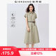 佐丹奴襯衫連衣裙女夏季純棉通勤風(fēng)口袋連袖薄款裙子13465324