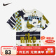 NIKE 耐克小童裝男童短袖T恤夏季休閑兒童舒適純棉休閑短T上衣