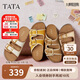 他她TATA女鞋可露麗熊25復古勃肯拖鞋女休閑厚底涼鞋7GN03BT5杏色 37