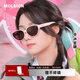MOLSION陌森墨鏡女趙麗穎同款貓眼框太陽(yáng)鏡開(kāi)車防曬高級(jí)感MS3083 C30 粉貓【盧昱曉同款】 高清偏光 不配度數(shù)