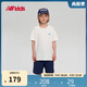 NEW BALANCE4-14歲男女童夏季新款撞色T恤運動套裝